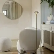 Lustro Pond XL chromowane Ferm Living