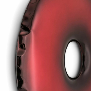 Lustro Rondo 120 cm Red Rubin Zieta