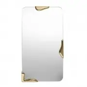 Lustro ścienne Roberta 112 cm mosiężne Broste Copenhagen