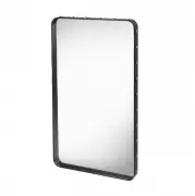 Lustro ścienne Adnet 115 cm czarne Gubi