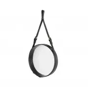 Lustro ścienne Adnet 45 cm czarne Gubi