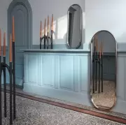 Lustro ścienne Angui 78 cm srebrne AYTM