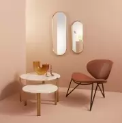 Lustro ścienne Angui 78 cm złote AYTM