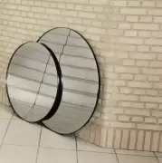 Lustro ścienne Circum 110 cm czarne AYTM