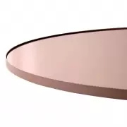 Lustro ścienne Circum 70 cm różowe AYTM