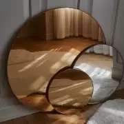 Lustro ścienne Circum 70 cm taupe AYTM
