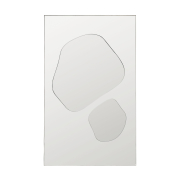 Lustro ścienne Folia 82 cm srebrne Ferm Living