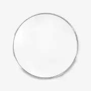 Lustro ścienne Sillon SH6 srebrne Andtradition