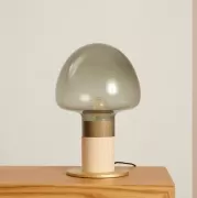 LAMPA STOŁOWA MUSH PRZYDYMIONY SZARY WATT A LAMP