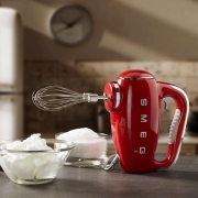 Mikser ręczny 50's Style czerwony Smeg