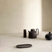 Misa z pokrywką Sand Secrets 12 cm czarna Design House Stockholm