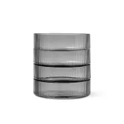 Miseczka Ripple 4 szt. przydymiona szara Ferm Living