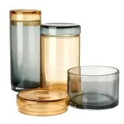 POJEMNIKI Caps & jars multi chic set 3 pols potten