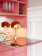 Lampa stołowa Panthella Mini mosiężna Louis Poulsen