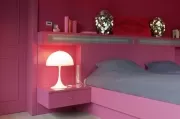 Lampa stołowa Panthella 400 biała opalizowana Louis Poulsen