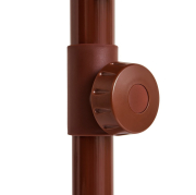 Parasol ogrodowy Terrazza Square burgundowy HAY