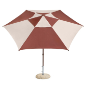 Parasol ogrodowy Terrazza Hexagon burgundowy HAY