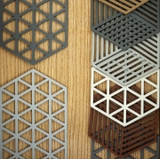 Podstawka pod gorące naczynia Triangles fioletowa Zone Denmark