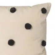 Poduszka dekoracyjna Dot sand-black FERM LIVING