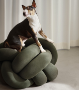 Poduszka do siedzenia Knot XL zielona Design House Stockholm