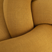 Poduszka do siedzenia Knot XL żółta Design House Stockholm
