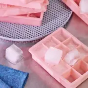 Pojemnik Na Lód Tray Różowy Hay