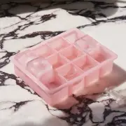 Pojemnik Na Lód Tray Różowy Hay