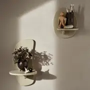 Półka ścienna Pilu 40 cm kaszmirowa Ferm Living