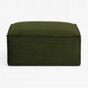 Pufa Blok zielona kave home