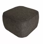 Pufa Cube brązowa Hubsch