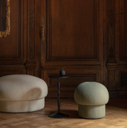 Pufa Uno 94 cm kremowa Design House Stockholm