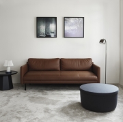 Pufa ze schowkiem Hide 72 cm niebieska Normann Copenhagen