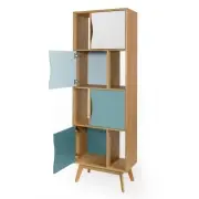 REGAŁ Avon Bookcase Narrow Spruce Woodman