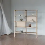 Regał Holton 140x166 cm dębowy Rowico