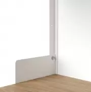 Regał ścienny z biurkiem Study dębowo-białe New Works
