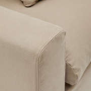 Sofa Nora 4 osobowa taupe Kave Home