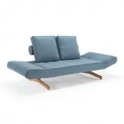 Sofa Rozkładana Ghia Dębowa Podstawa Innovation