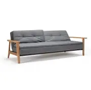 Sofa rozkładana Dublexo Frej Twist Charcoal Innovation