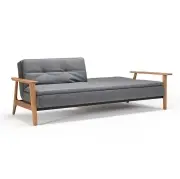 Sofa rozkładana Dublexo Frej Twist Charcoal Innovation