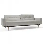 Sofa rozkładana Dublexo z podł. Dance Natural ciemne drewno Innovation