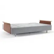 SOFA ROZKŁADANA LONG HORN Z PODŁOKIETNIKAMI TWIST GRANITE INNOVATION