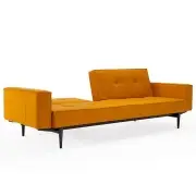 Sofa rozkładana Splitback z podłokietnikami Burned Curry Innovation