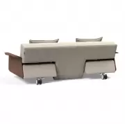 SOFA ROZKŁADANA LONG HORN Z PODŁOKIETNIKAMI BOUCLE BEIGE INNOVATION