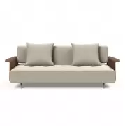 SOFA ROZKŁADANA LONG HORN Z PODŁOKIETNIKAMI BOUCLE BEIGE INNOVATION