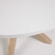 STÓŁ ARYA OKRĄGŁY BIAŁY KAVE HOME