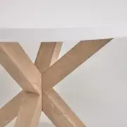 STÓŁ ARYA OKRĄGŁY BIAŁY KAVE HOME