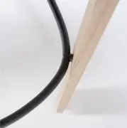 Stołek barowy Nora 78 cm tapicerowany tkaniną Main Line Flax Gazzda