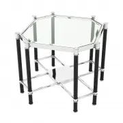 STOLIK KAWOWY FLORENCE 65x65 cm SILVER EICHHOLTZ