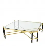 STOLIK KAWOWY FLORENCE 115x115 cm GOLD EICHHOLTZ