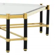 STOLIK KAWOWY FLORENCE 115x115 cm GOLD EICHHOLTZ